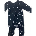 Newborn Black & White Bubble Zip Onesie - Woolworths