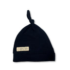 0-3M Navy Blue Knotted Beanie - Carter & Me