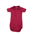 3M Cerise Pink Peter Pan Collar Bodysuit - Petit Bateau