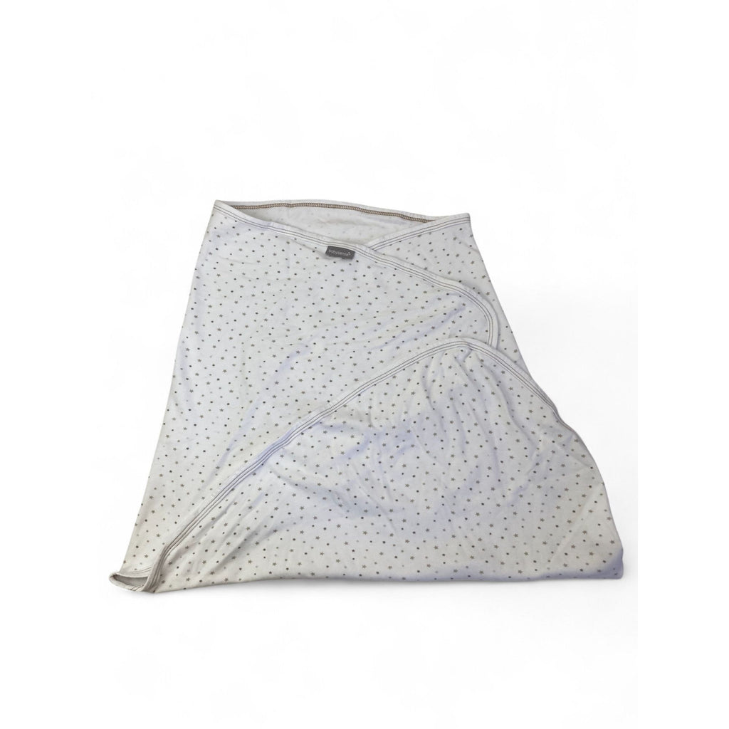 One Size - White & Beige Starry Swaddle Wrap Blanket - Baby Sense