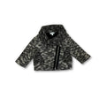 3-6M Black & White Tweed Zip Jacket - Splendid