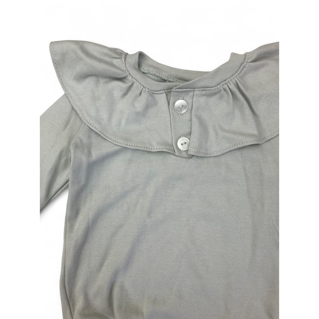 3-6M Mint Green Frill Collar Bodysuit - Tiny Necessities