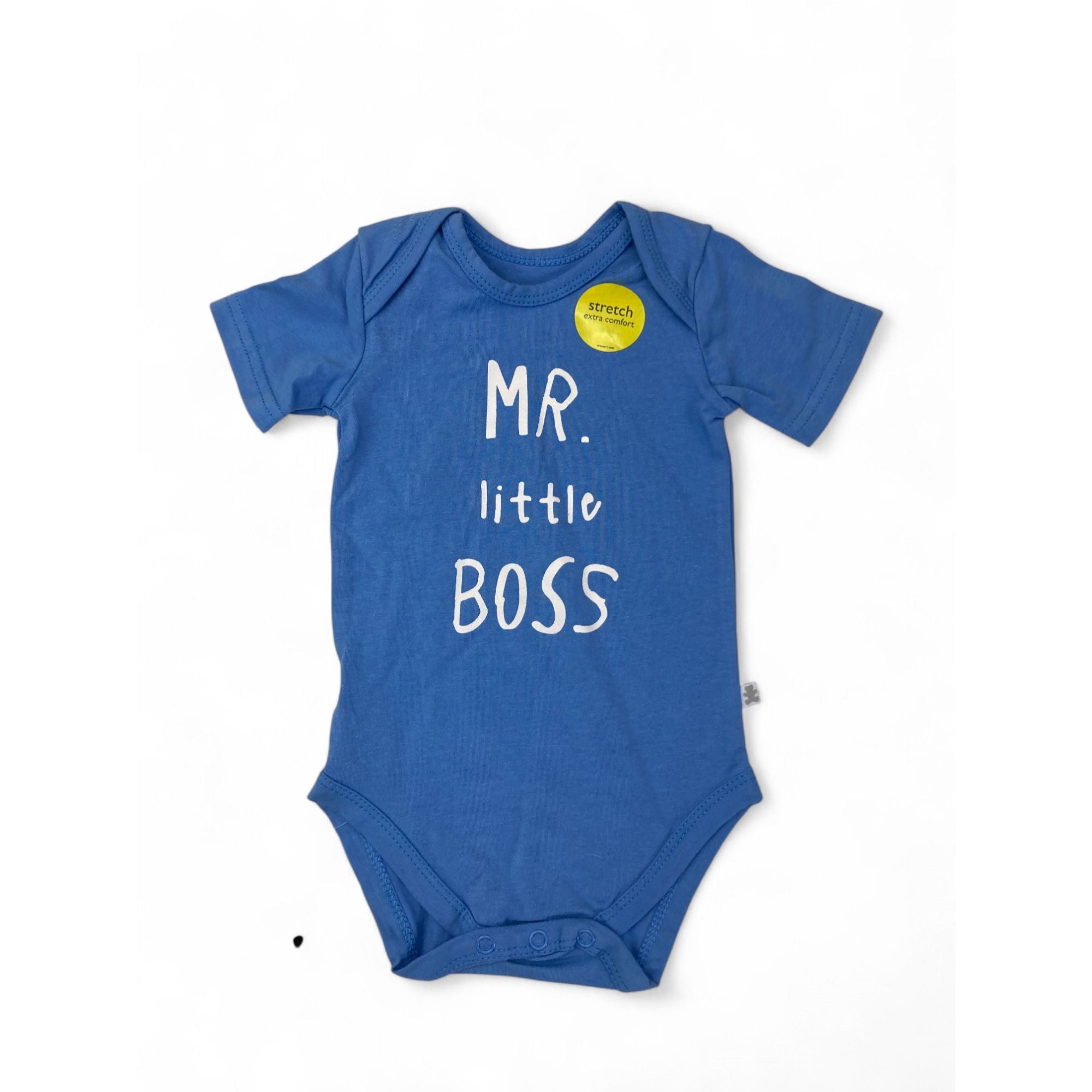 3-6M Light Blue & White Bodysuit - Woolworths