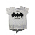 3-6M White Half Tie Batman Top - Real