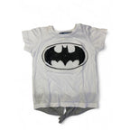 3-6M White Half Tie Batman Top - Real