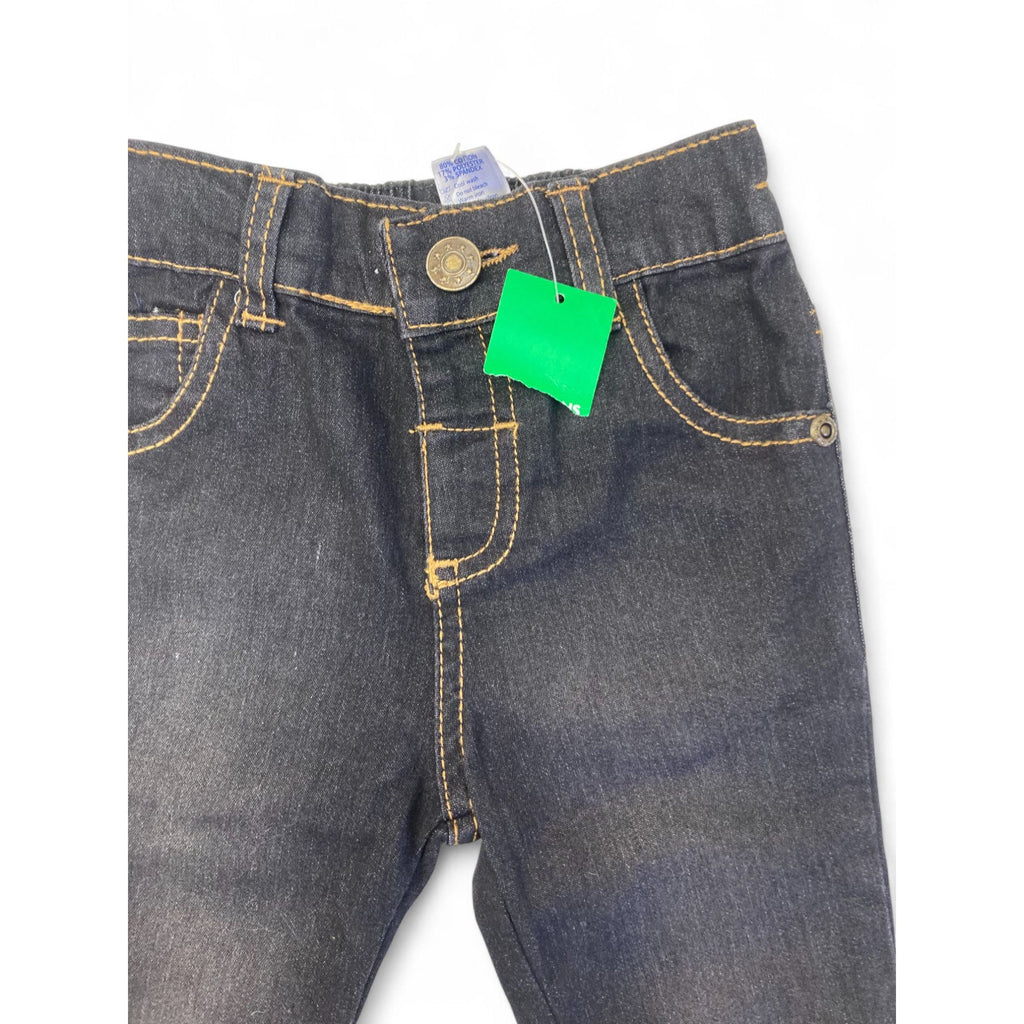 3-6M Black Stonewash Denim Jeans - Ackermans