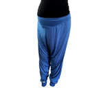 Size L - Dusty Blue Maternity Lounge Pants - Carter & Me