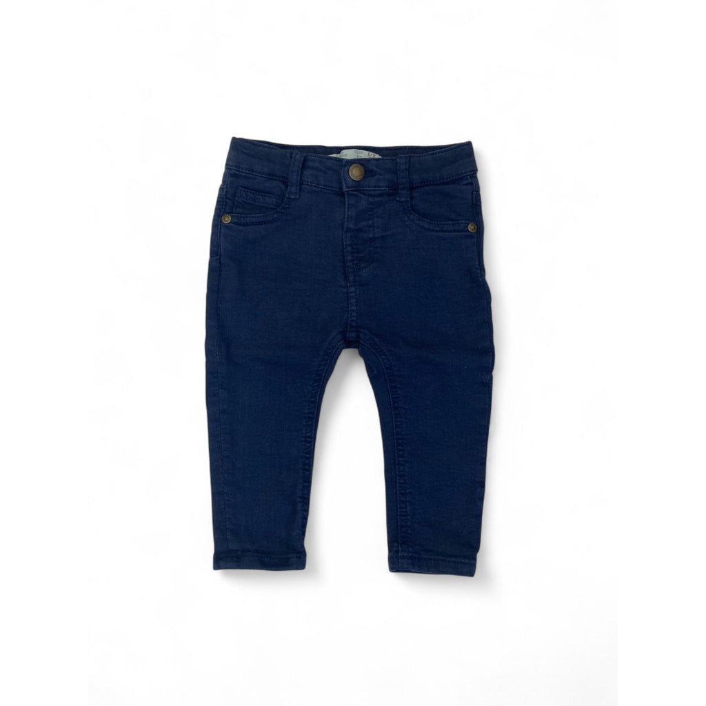 6-9M Dark Blue Denim Skinny Jeans - Zara