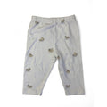 3-6M White Animal Sailboat Print Cotton Leggings - The Little White Company