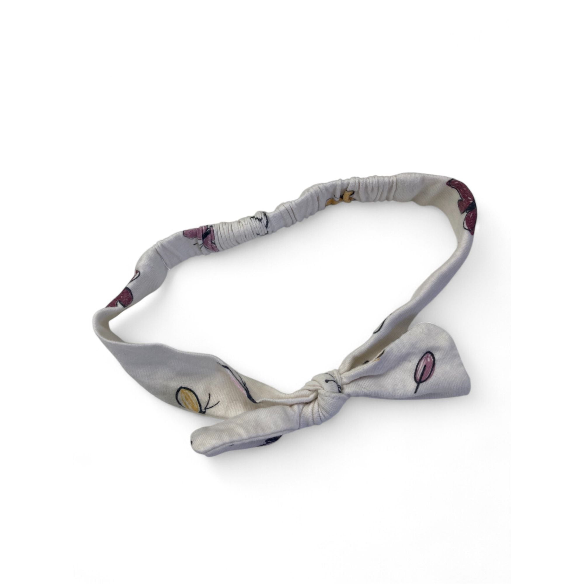 6-12M Cream & Purple Butterfly Bow Headband - Woolworths