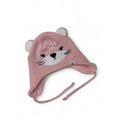 1-3M Pink Bear Trapper Knit Beanie - Woolworths