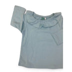3-6M Mint Green Frill Neck Long Sleeve Top - Ackermans