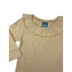 3-6M Yellow Frill Neck Long Sleeve Top - Ackermans