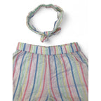 6-12M White Pastel Shorts & Headband - Woolworths