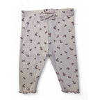 3-6M Light Pink Ribbed Floral Leggings - Woolworths