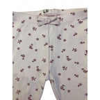 3-6M Light Pink Ribbed Floral Leggings - Woolworths