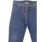 6-9M Dark Blue Denim Look Jeggings - Primark