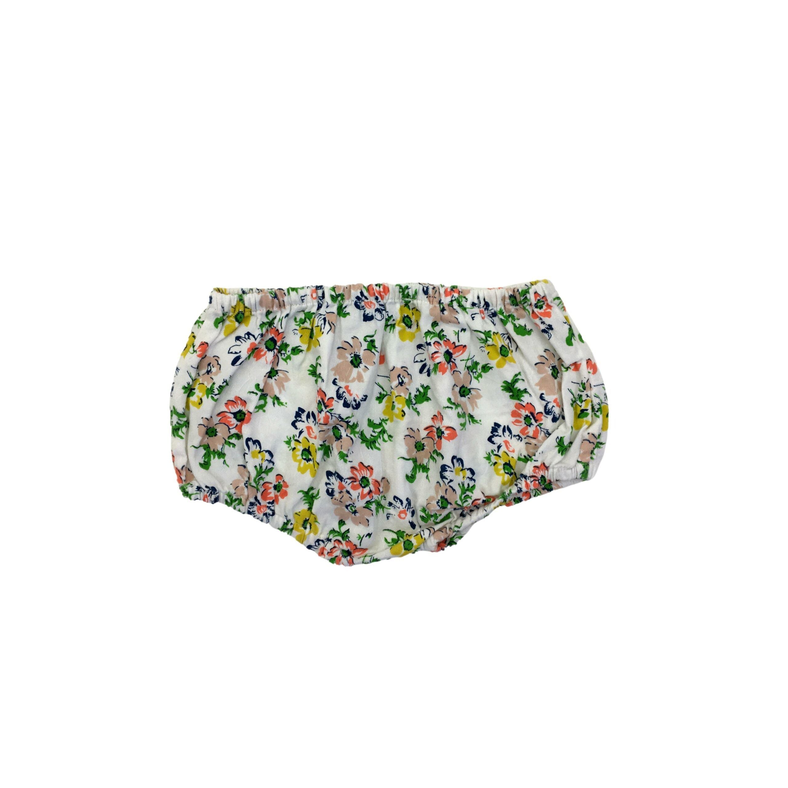 12M Cream Floral Bloomer - Stella McCartney
