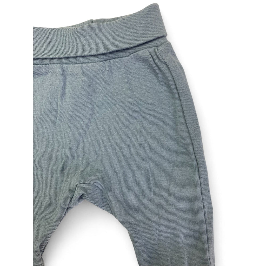 UK 0-1M Teal Organic Cotton Leggings - H&M