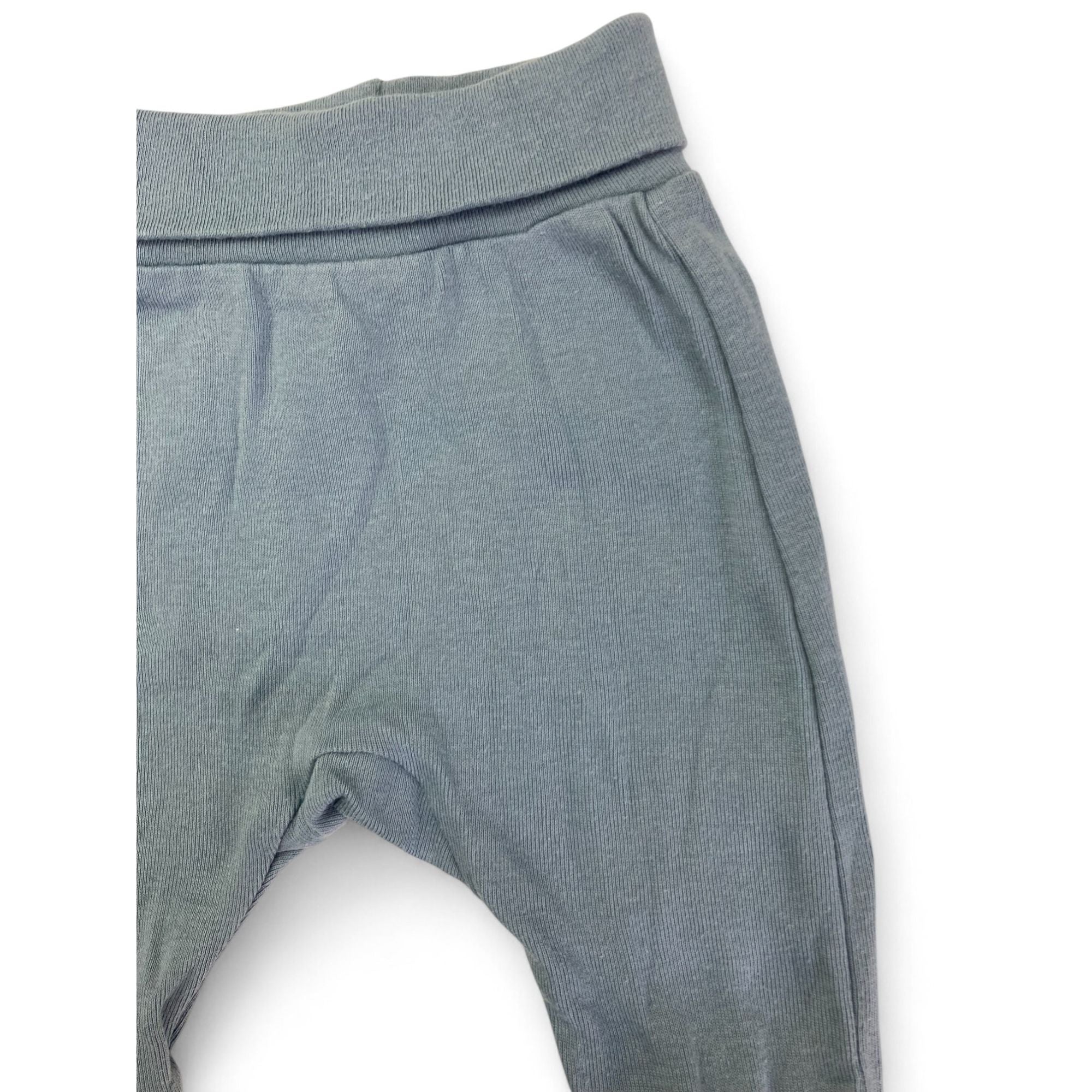UK 0-1M Teal Organic Cotton Leggings - H&M