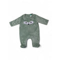 Newborn Mint Green Velour Fox Onesie - Ackermans