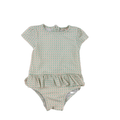 3-6M Cream, Mint, & Pink Patterned Peplum Swimsuit - Country Road