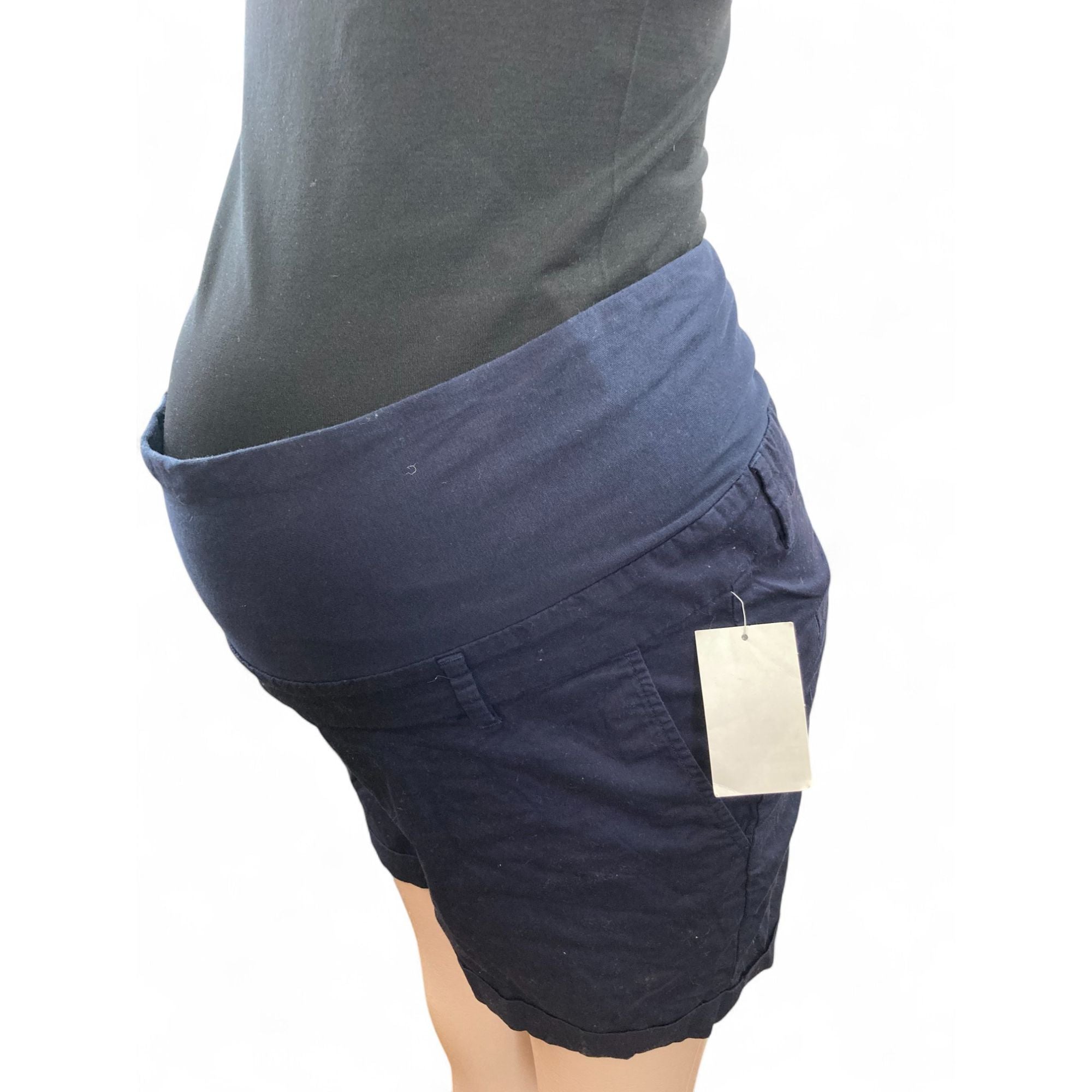 Medium - Navy Blue Maternity Shorts - H&M