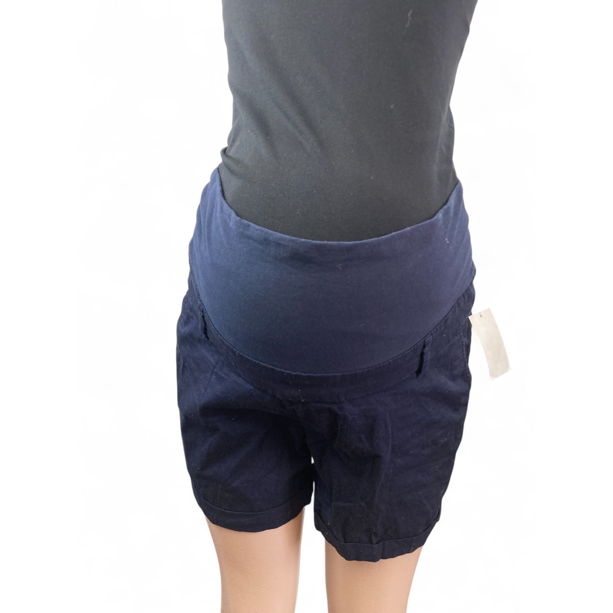 Medium - Navy Blue Maternity Shorts - H&M