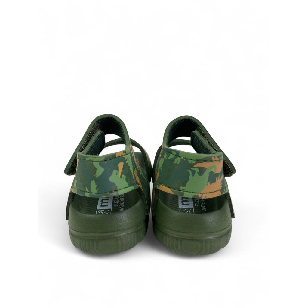 Size 4 - Green Camo Dino Rubber Sandals - Mr Price
