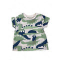 3-6M Cream, Green & Blue Dino T Shirt - Woolworths