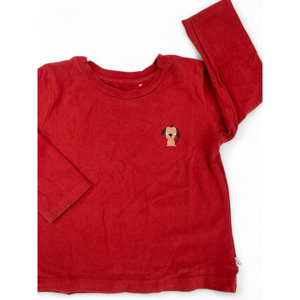 6-12M Red Long Sleeve T Shirt - Woolworths