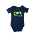 3-6M Navy Blue "Cute Runs In The Family" Bodysuit - Woolworths