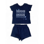0-3M Navy Blue Summer Snooze Sleep Set - OneTwoThree