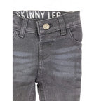 0-3M Black Skinny Leg Denim Jeans - OneTwoThree