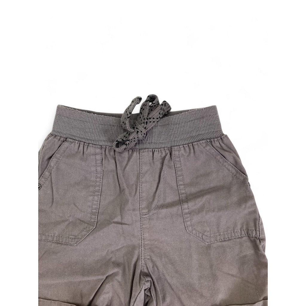 6-12M Grey Banded Shorts - Ackermans