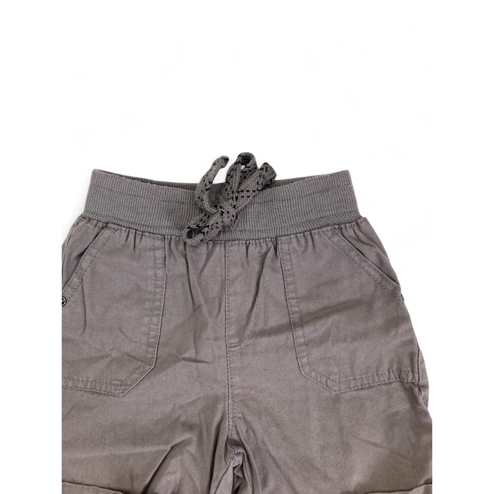 6-12M Grey Banded Shorts - Ackermans