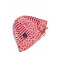 3-6M Pink & Coral Bow Cotton Sun Hat - Naartjie