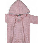 Newborn Light Pink Double Zip Onesie - Ackermans