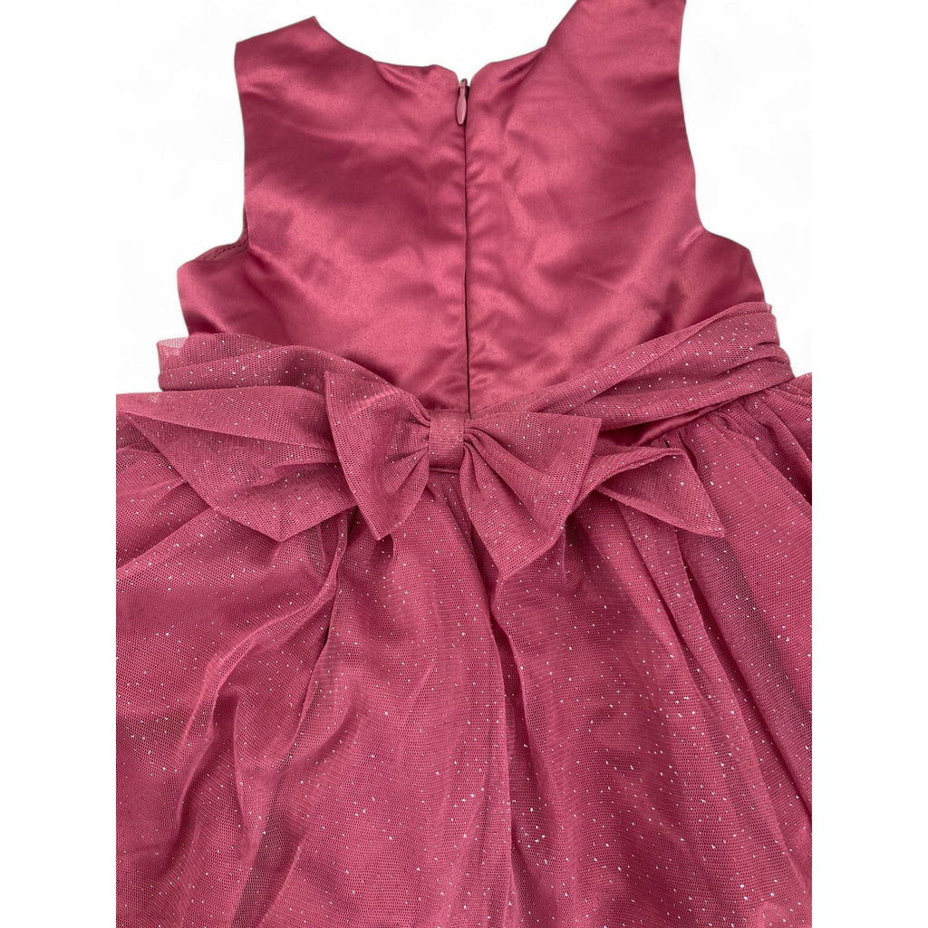 9-12M Magenta Satin & Tulle Dress - Next