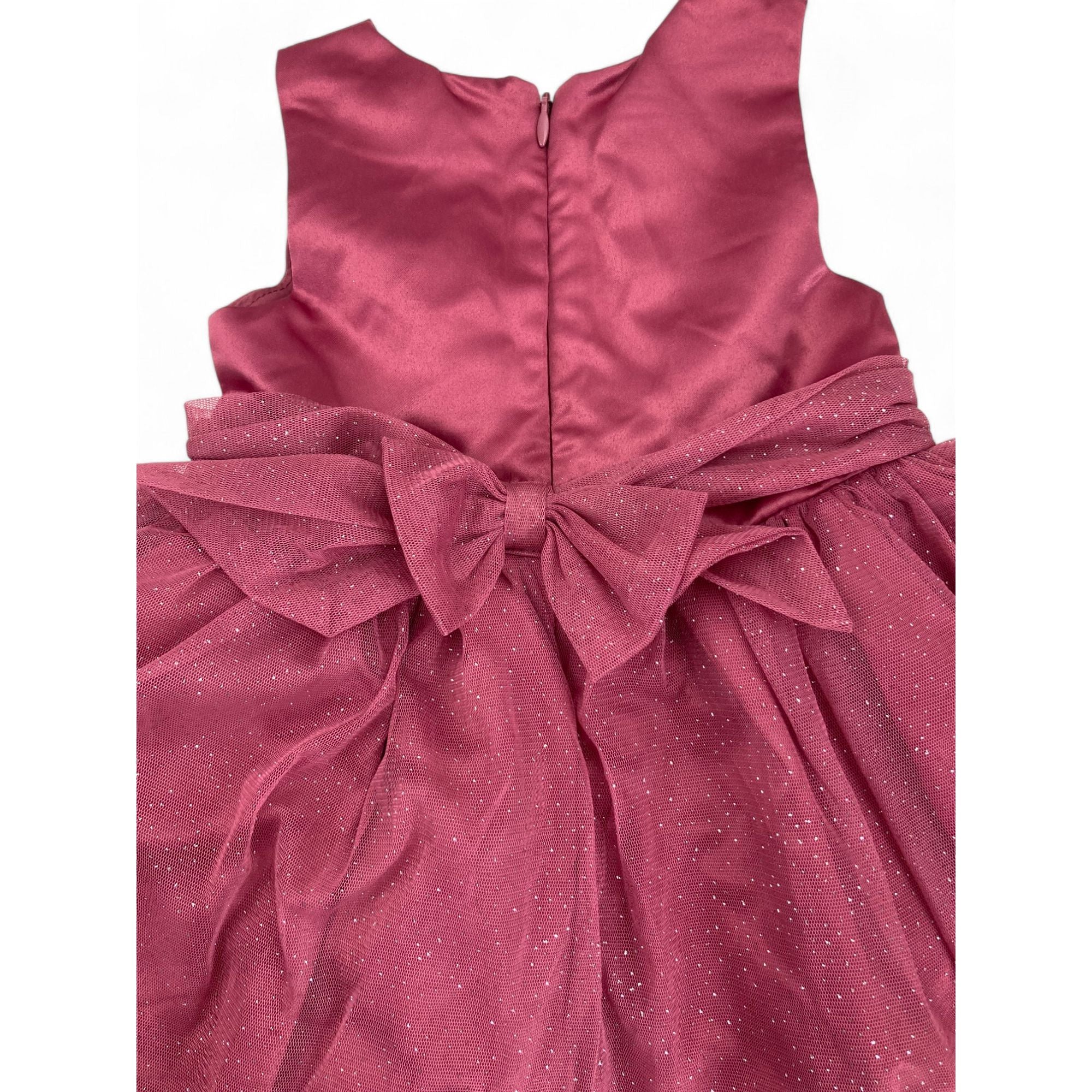 9-12M Magenta Satin & Tulle Dress - Next
