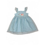 12-18M Light Blue Swan Strappy Tulle Dress - Cuddlesome