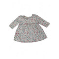 3-6M Cream Floral Half Snap Tunic Top - Cotton On