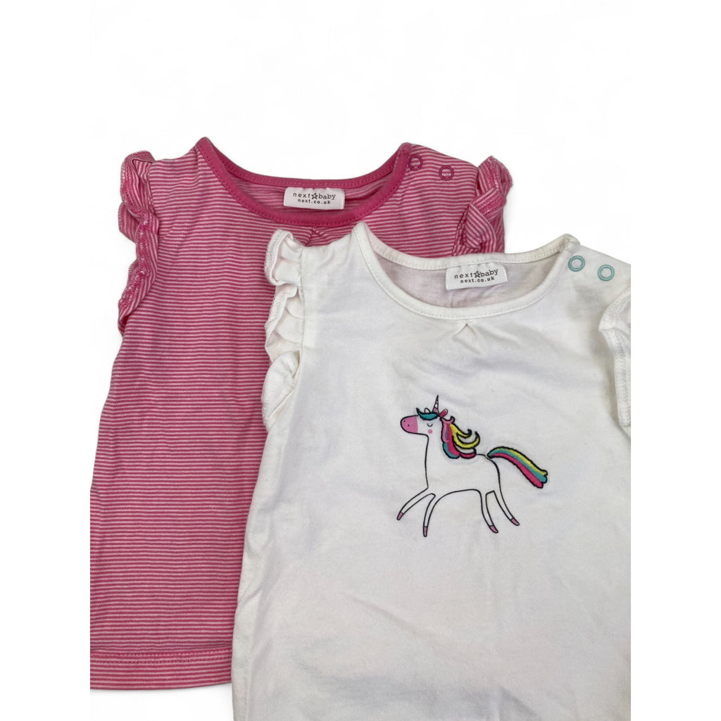 3-6M Pink & Cream Tops - Next