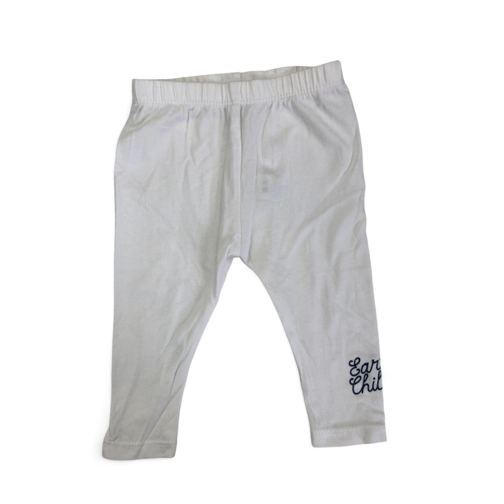 0-3M Cream Cotton Leggings - Earthchild