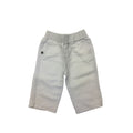 3M Light Grey Banded Cotton Pants - IKKS