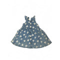 6-12M Light Blue & White Denim Heart Dress - Woolworths