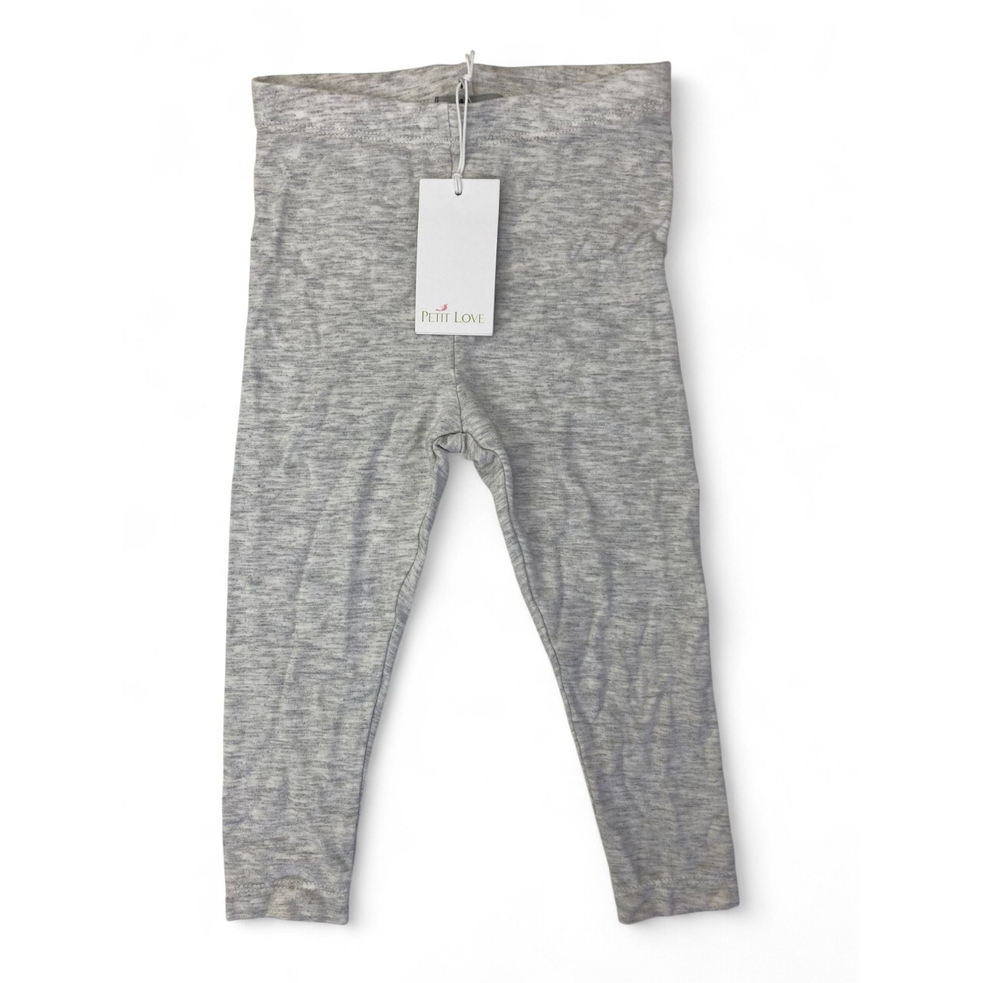 3-6M Light Grey Asher Leggings - Petit Love