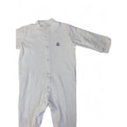 3-6M White Snap Onesie - Woolworths