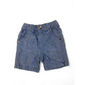 1-3M Light Blue Chambray Shorts - Mothercare
