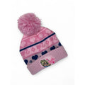 One Size - Light Pink & Blue Knit Beanie - Barbi